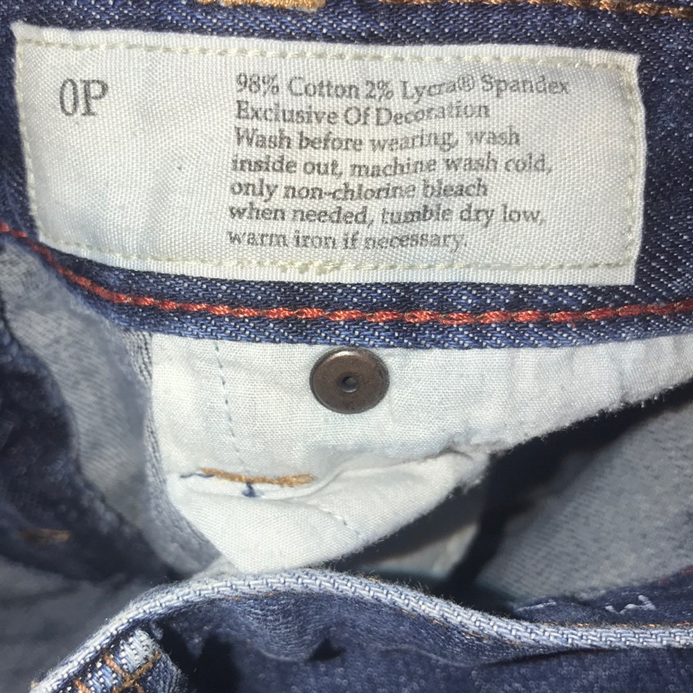LOFT Modern Boot Cut Jeans 0P Petite - Picture 3 of 5